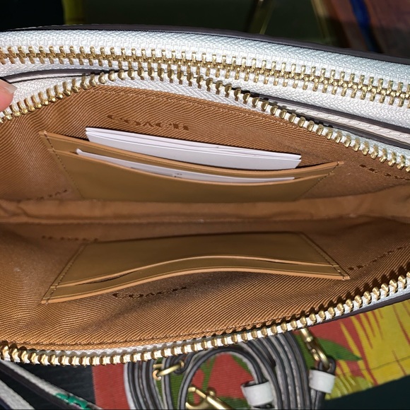 COACH Floral Kira Print Crossbody Wristlet - Picture 8 of 15